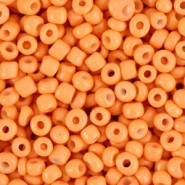 Glasperlen rocailles 8/0 (3mm) Desert sun orange